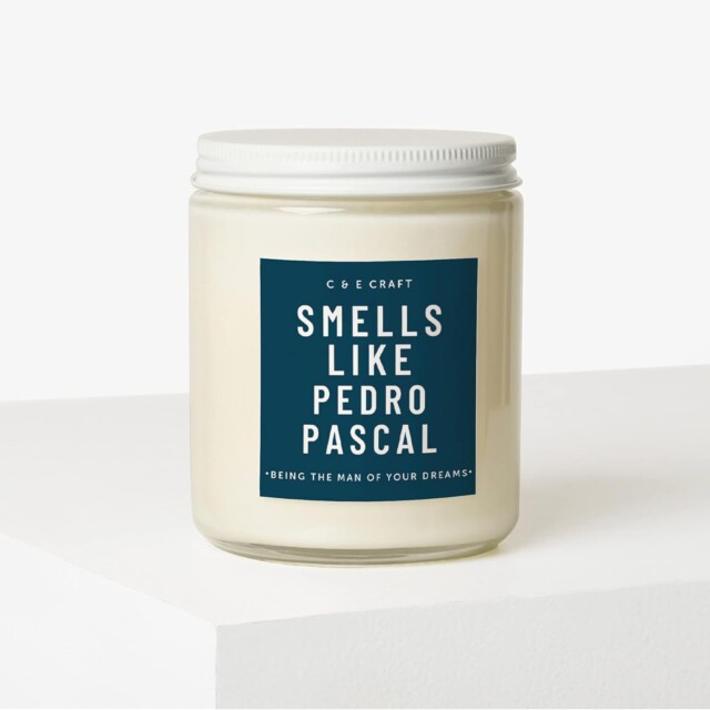 CE Craft Smells Like Pedro Pascal Candle for gifts for women who want nothing