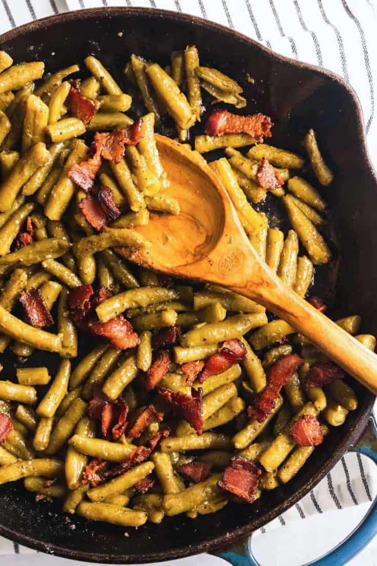 Best & Flavorful Canned Green Beans Recipe with Bacon