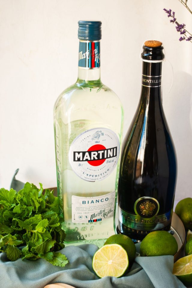martini bianco - alcohol used to make a martini royale