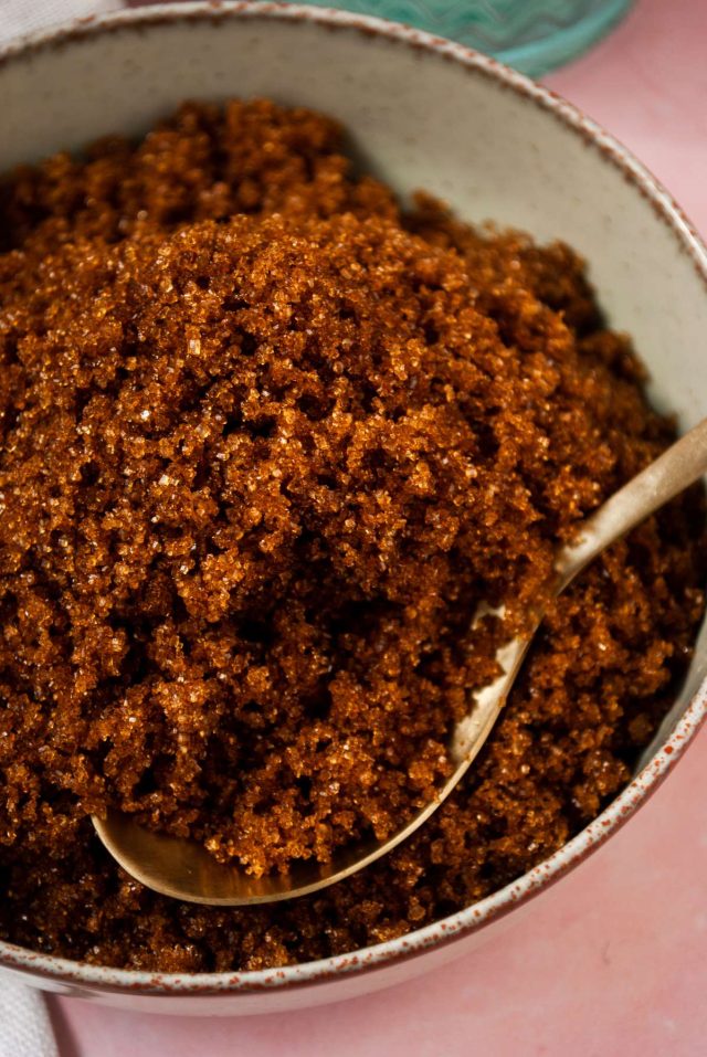 simple sugar - close up shot of a brown sugar