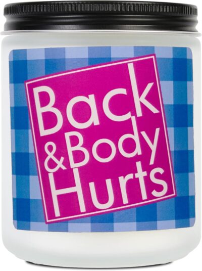 Bath & Body Hurts Candle for funny gag gifts