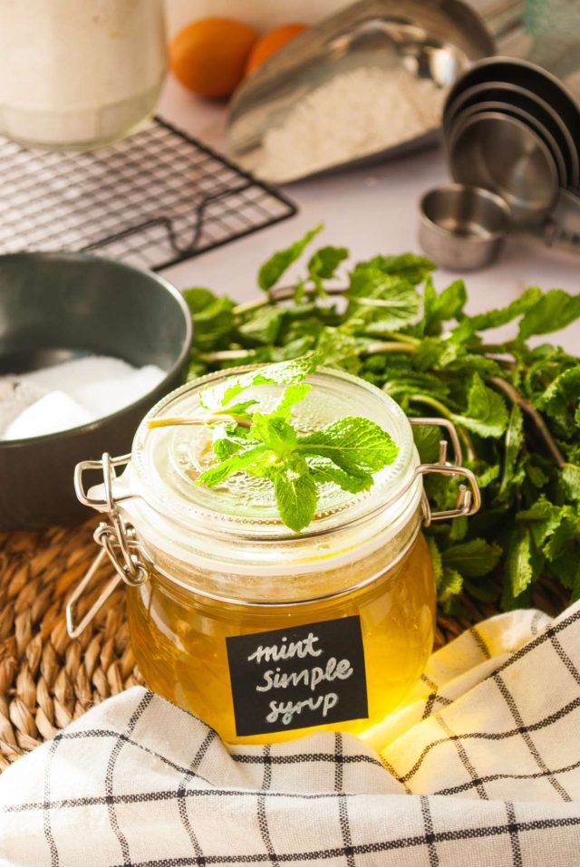Mint Simple Syrup Recipe for Cakes