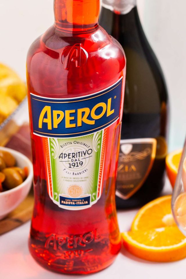 aperol substitute - a photo of an aperol drink