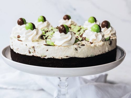 No Bake Mint Aero Cheesecake Recipe — Sugar & Cloth