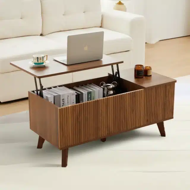 Saltash Lift Top Coffee Table with Storage for blanket storage ideas