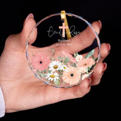 Personalized Baptism Ornament