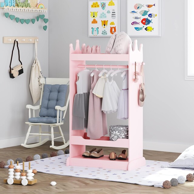 Little Girls Dress Up Station for little girls room ideas