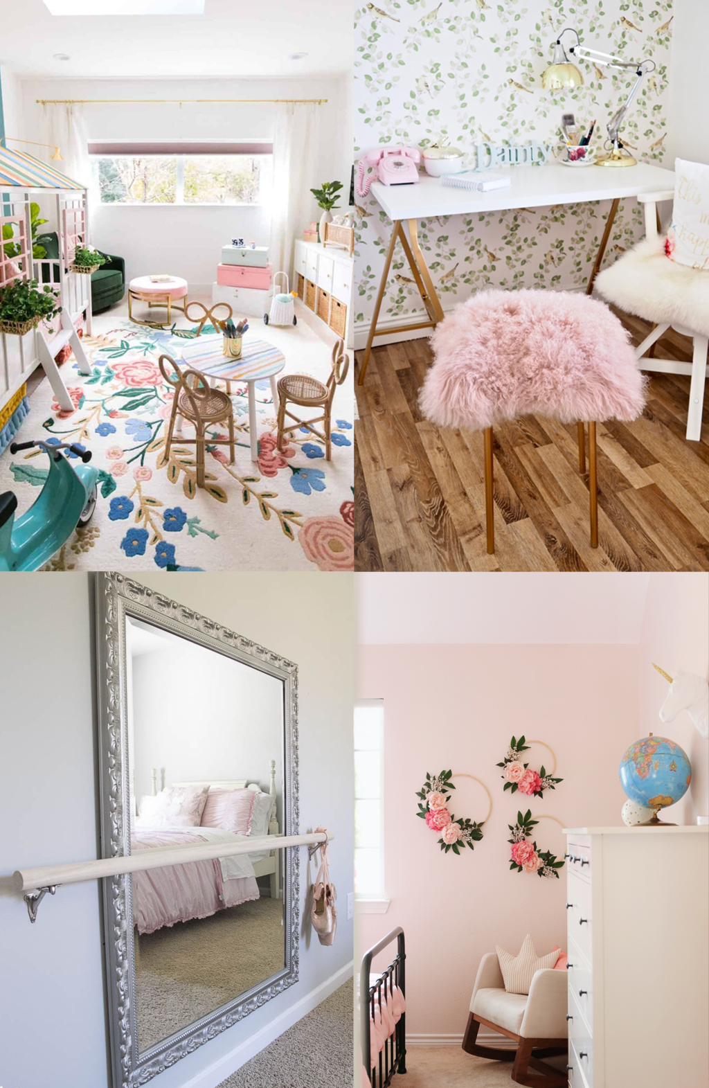 Shop Prettty in Pink Floral Wall Decals for your Nursery, Playroom or  Child's Bedroom – Tiny Walls