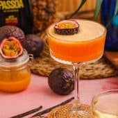 Sweet and Easy Passion Fruit Martini Recipe