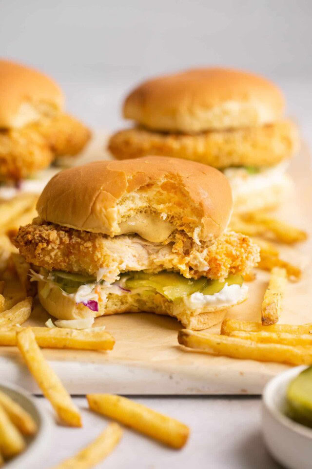 The Most Bomb Air Fryer Chicken Sandwich for summer chicken recipes