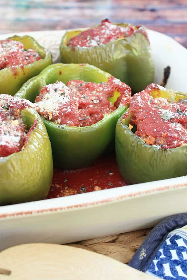 Meatloaf Stuffed Peppers for leftover meatloaf recipes