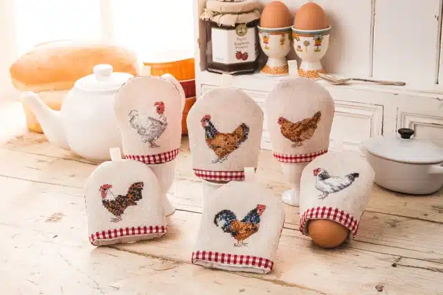 Chicken cross stitch patterns