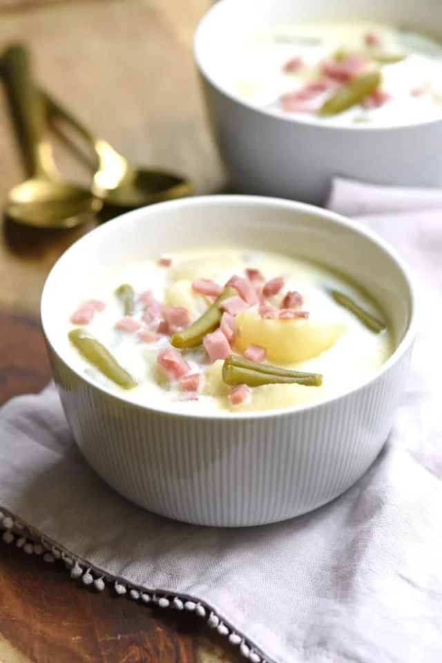 Ham Green Bean and Potato Soup for canned greens recipe