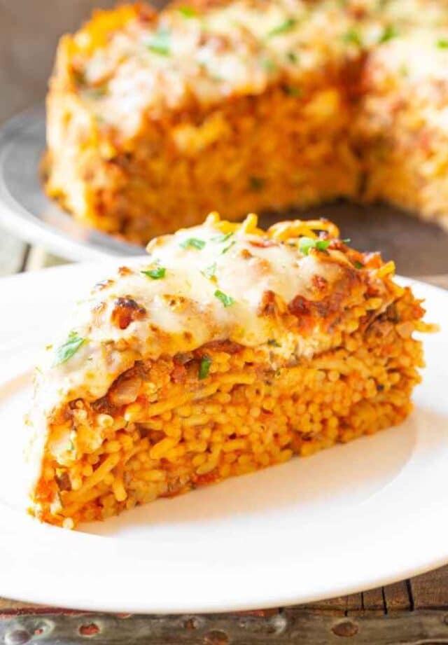 Baked Spaghetti Pie