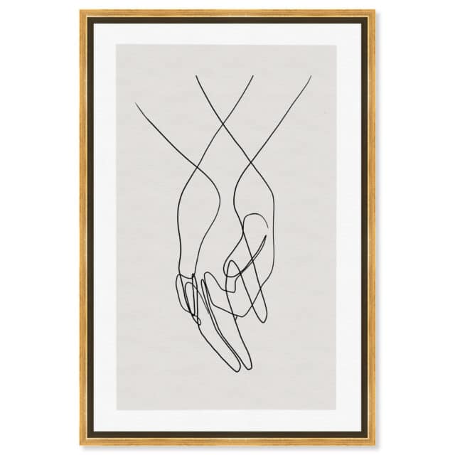 Hand Shapes Art Work for birthday gifts for her