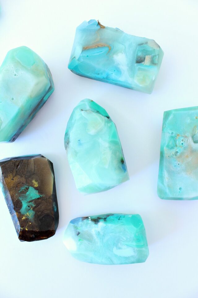 homemade Gemstone Soap
