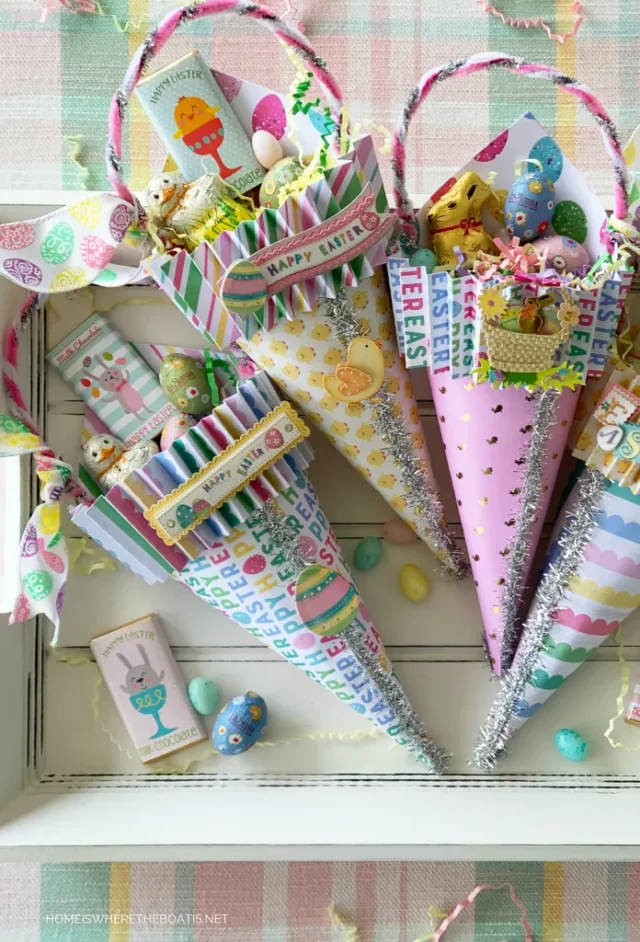 DIY Easter Treat + Candy Cones