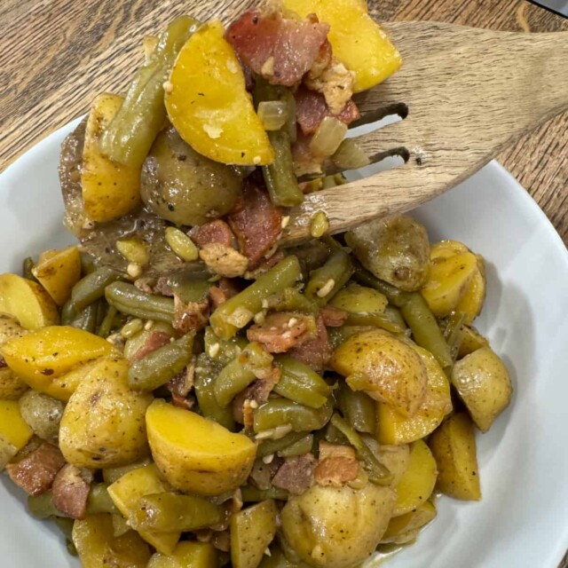 Green Beans and Potatoes for canned green beans recipes