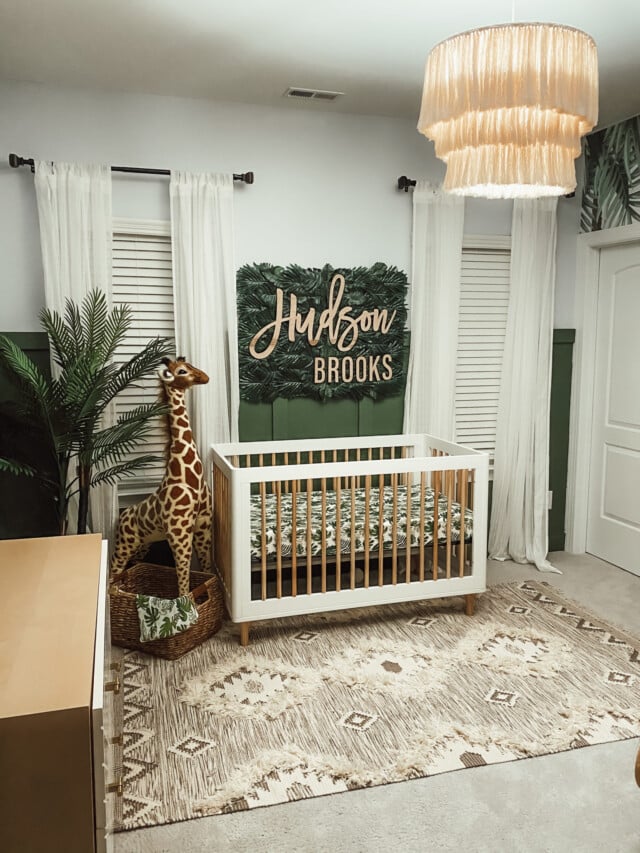 Modern Boy Jungle Nursery