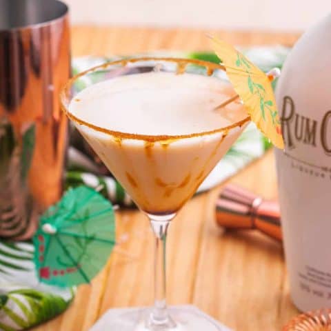 best Rumchata Martini | recipe made by sugar and cloth
