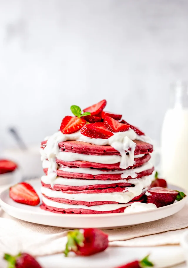 Red Velvet Pancakes for bisquick recipes