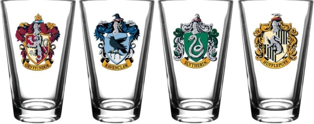 House Crest Glass Set for Harry Potter gifts