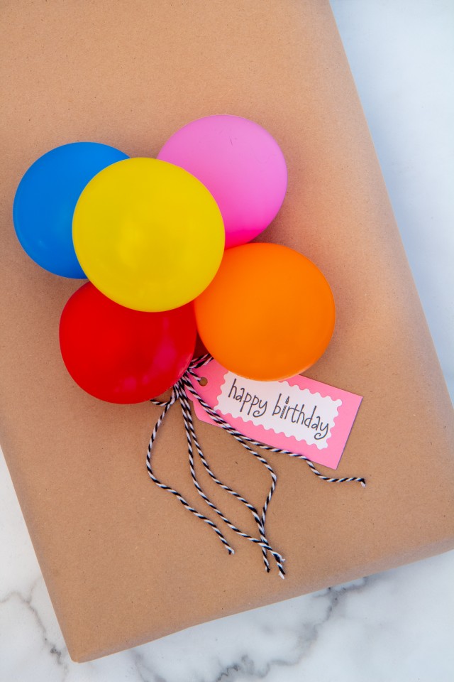 Birthday Gift Wrapping Idea