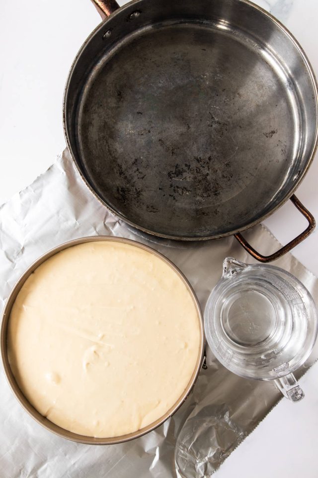 tools needed for the Cheesecake Water Bath