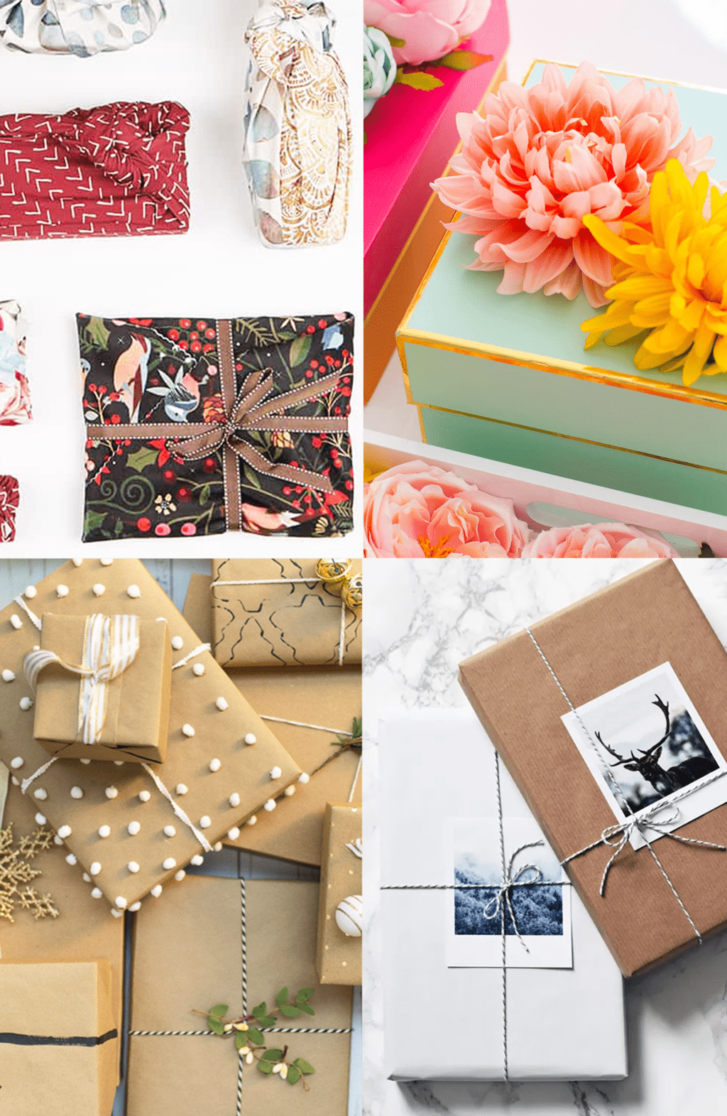 10 DIY Gift Wrap No Wrapping Paper Ideas