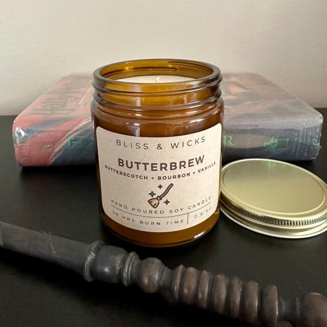 Butterbrew Candle for Harry Potter gifts