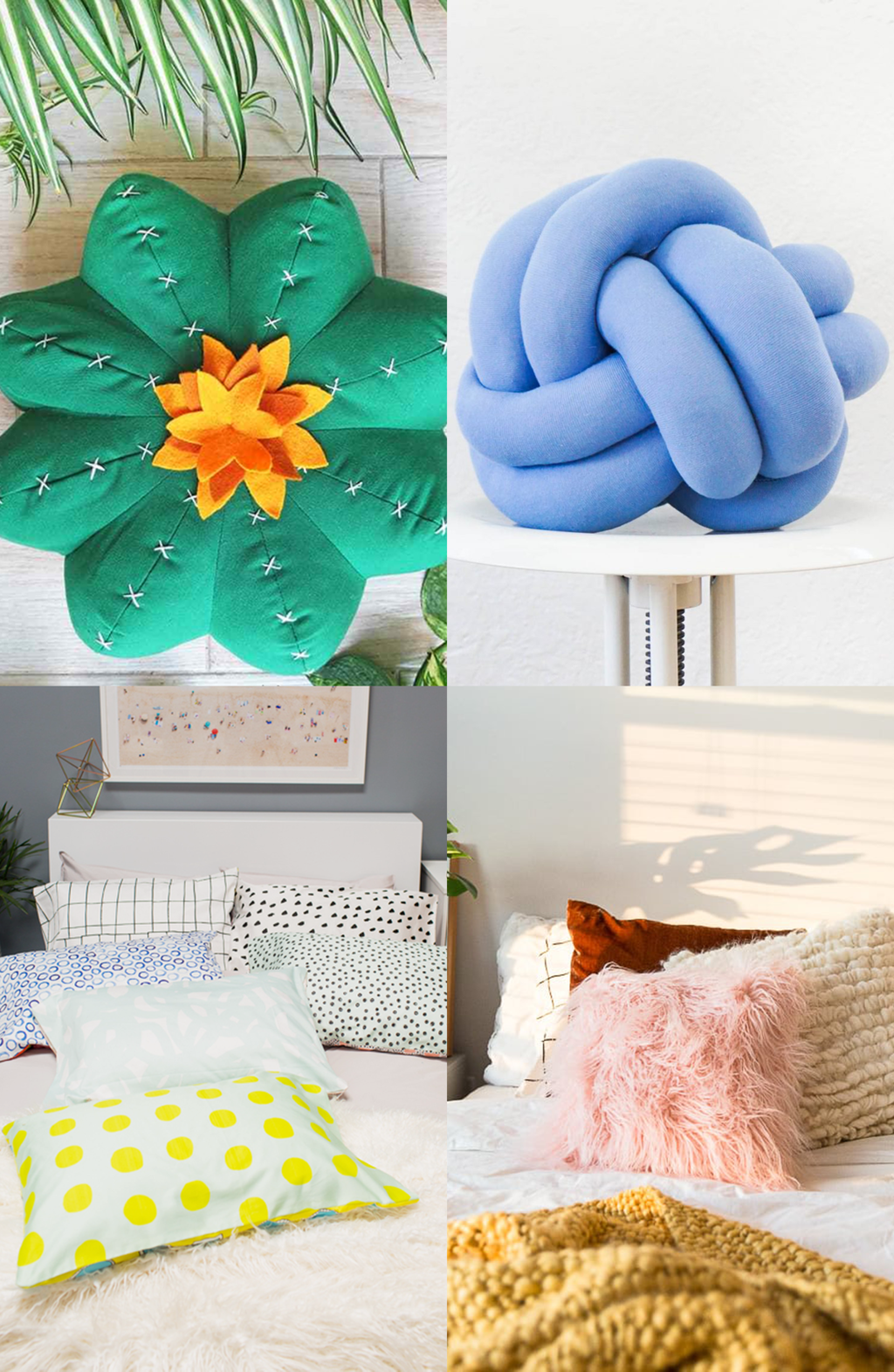 20 Creative DIY Pillow Ideas