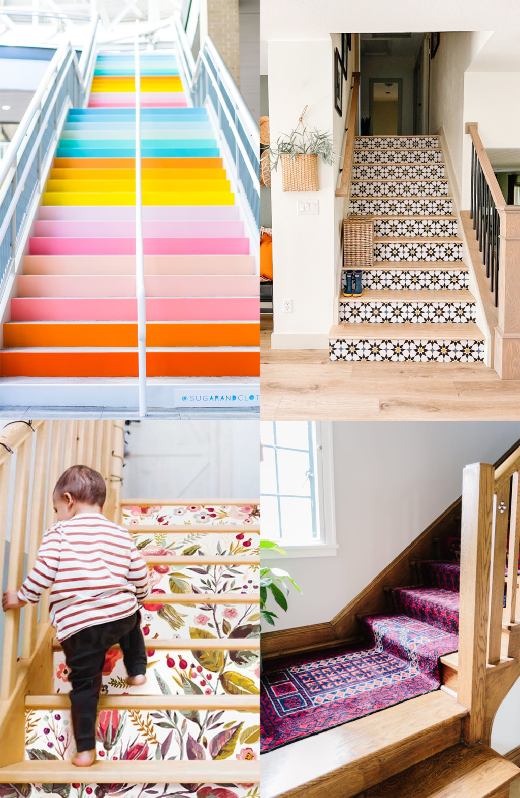 colorful stairs