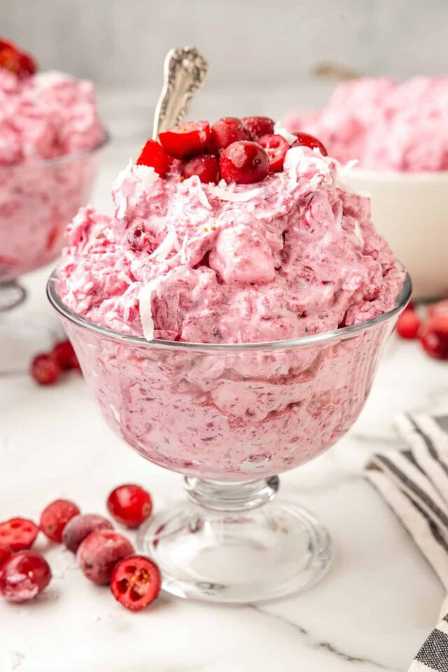 Cranberry Fluff for marshmallow recipes