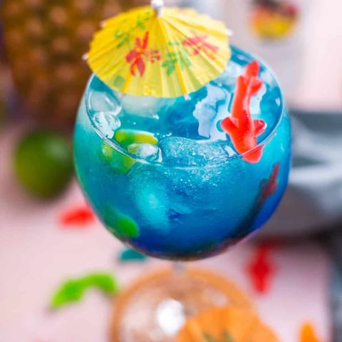 the best fish bowl drink recipe by sugar and cloth