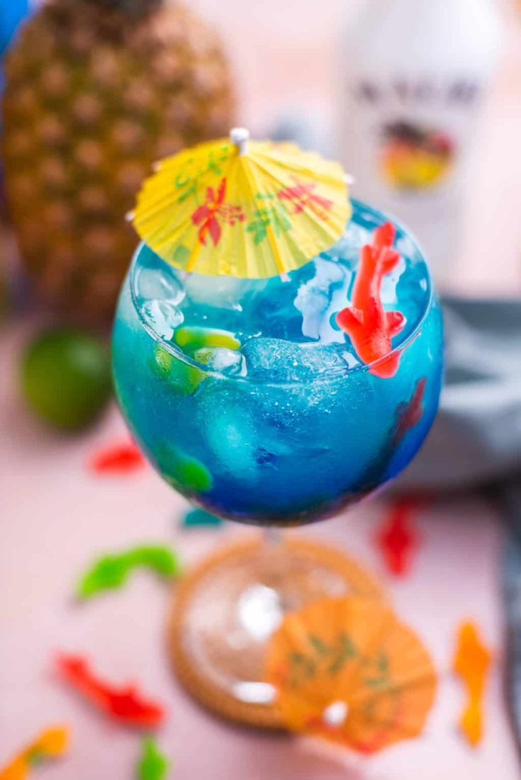 Fun Fish Bowl Drink Recipe — Sugar & Cloth