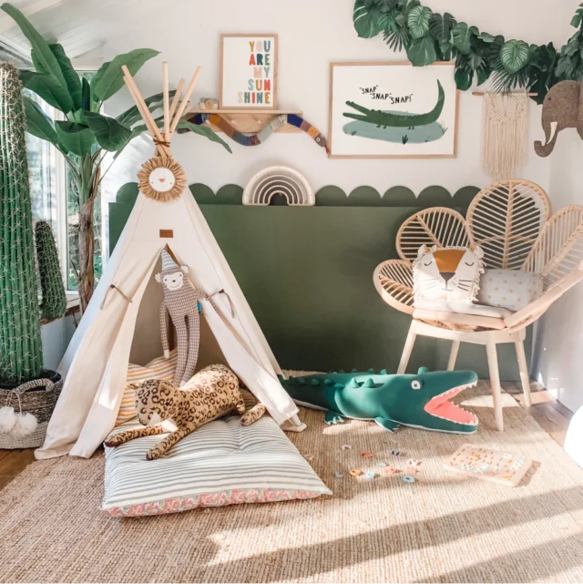 Jungle Themed Playroom