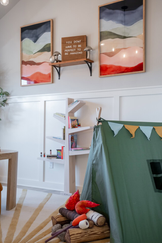 Kids Playroom with Play Tent