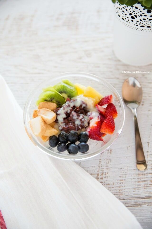 Patbingsu Korean Shaved Ice Recipe for Asian Dessert Recipes