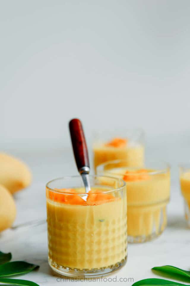 Chinese Mango Pudding