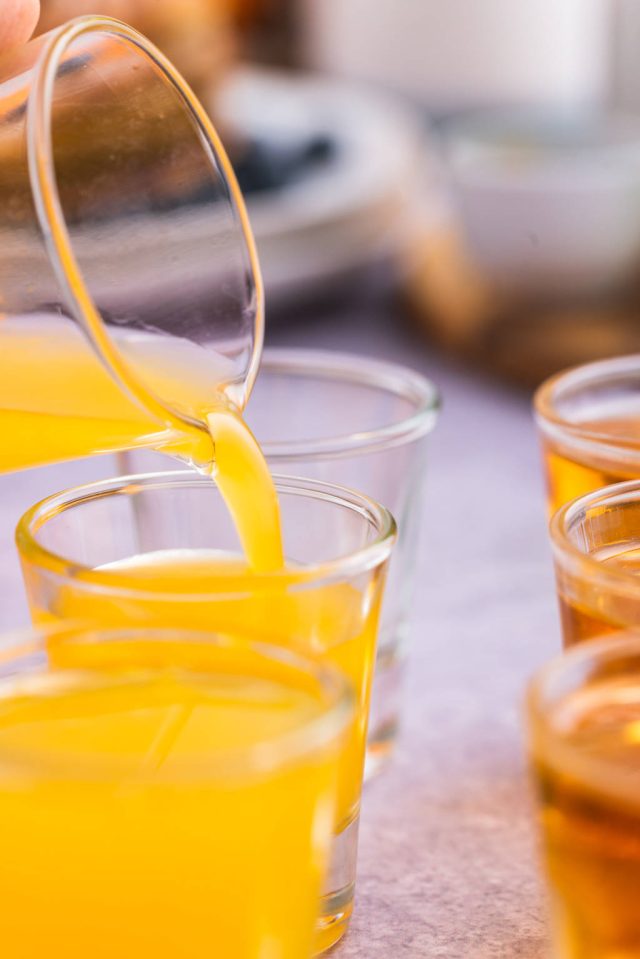 glass of orange juices