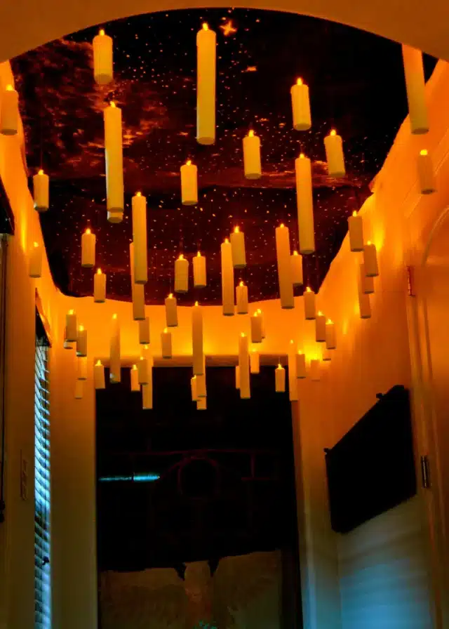 Floating Candles for diy halloween decor