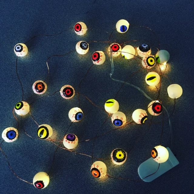 DIY Eyeball String Lights