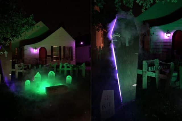 How to Make a Halloween Coffin Prop Using Plywood, LED Lights and More