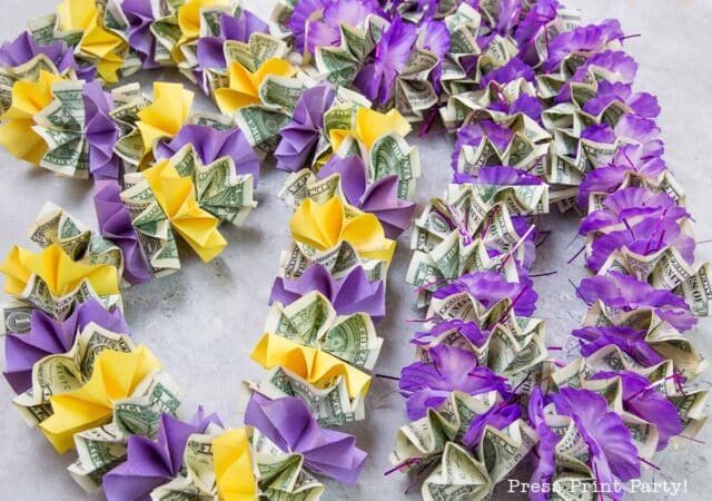 graduation money lei 