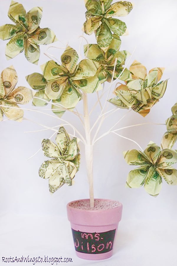 Money Tree for creative money gift ideas