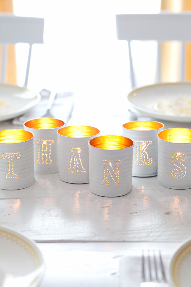 Tin Punched Votive Candles