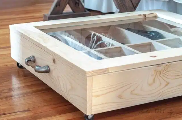 DIY Under Bed Shoe Organizer