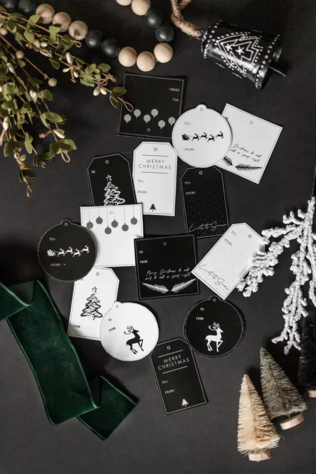 Modern Christmas Gift Tags