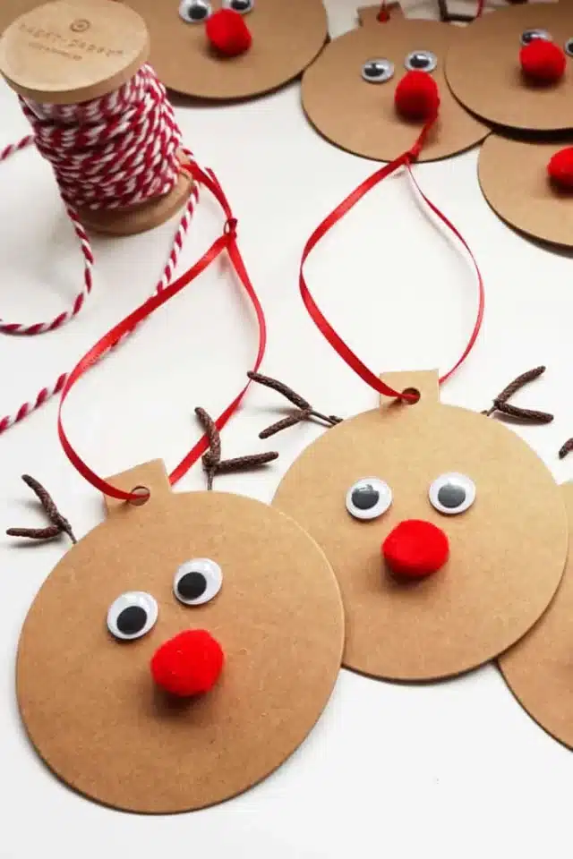 Rudolph Gift Tags for DIY Christmas Gift Tags