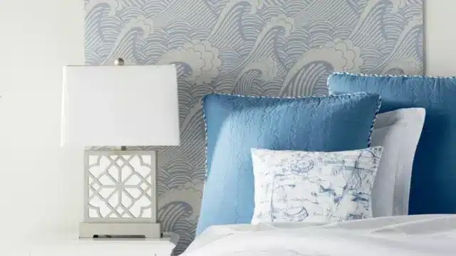 DIY Wallpaper Headboard